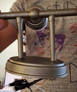 Design House 519728 Ajax 3 Light Vanity Light, Galvanized Steel Finish 51 714MjtYMKVL