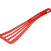 Matfer Bourgeat Exoglass® High Temperature Pelton Slotted Spatula, Professional Fish Turner, Safe for Nonstick Pans, Red