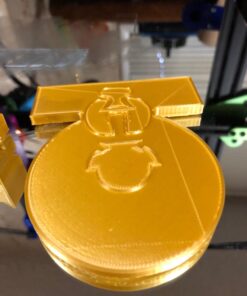 ERYONE Silk PLA Filament for 3D Printer, 1.75mm, -0.03mm, 1kg (2.1LBS)/Spool, Silk Glod A-glod 41 714OU3TFQWL