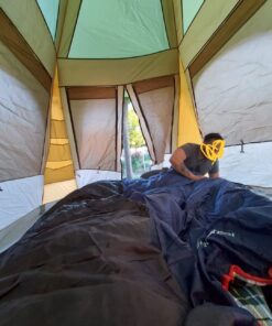 REDCAMP Cotton Flannel Sleeping Bag for Camping Backpacking, Adults Cold Weather Envelope Sleeping Bags with 2/3/4lbs Filling Blue with 2lbs filling 38 714PvRGP20L