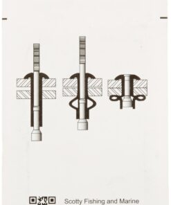 Scotty 0132 Rivet Kit, 10Piece 4 714PxmRNIzL