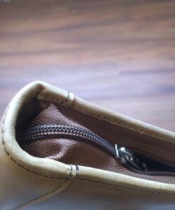 AZXCG Leather Portfolio Binder,3 Ring Binder Padfolio with Zipper fits up to 13.3" Laptop, Professional Organizer, Business Folder with Clipboard, Leather Notepad Holder Brown Graduation Gift Standard 55 714QKA6ryL