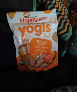 Happy Baby Organics Yogis Freeze-Dried Yogurt & Fruit Snacks, 3 Flavor Variety Pack, 1 Ounce (Pack of 3) 21 714QYSp2CML