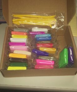 CiaraQ Polymer Clay-Oven Baked Modeling Clay with Sculpting Tools, 24 Colors, 1.2 lbs, Great Gift for Children and Artists. 20g / pcs 40 714Qa29RlTL