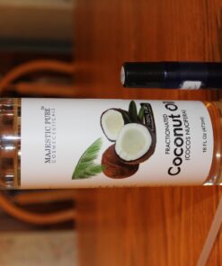 Majestic Pure Fractionated Coconut Oil - Relaxing Massage Oil, Liquid Carrier Oil for Diluting Essential Oils - Skin, Lip, Body & Hair Oil Moisturizer & Softener - 16 fl oz 32 714QsEFDsFL 2