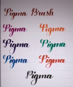 SAKURA Pigma Micron Brush Pens - Archival Black and Colored Ink Pens - Pens for Writing, Drawing, or Journaling - Black and Assorted Colored Ink - Brush Nibs - 8 Pack 8 Color Set Colors May Vary 33 714RU1tEXVL