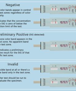 Prime Screen EtG Alcohol Urine Test - at Home Rapid Testing Dip Card Kit - 80 Hour Low Cut-Off 300 ng/mL - WETG-114 (5) 5 16 714S5 3wL9L