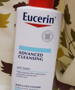 Eucerin Advanced Cleansing Body & Face Cleanser - Fragrance & Soap Free for Dry, Sensitive Skin - 16.9 fl. oz Bottle 19 714S8SnWsjL