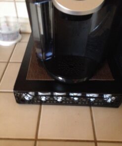 Home-It K Cup Holder for Counter - Storage Drawer for Keurig K-Cup Coffee Pod Organizer - Metal Designed K-Cup Storage, 42 Pod Capacity Compact Under Coffee Pot 34 714S95GMleL