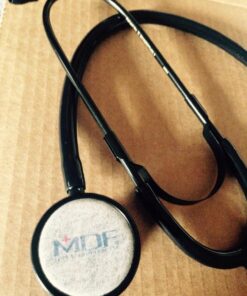MDF® Dual Head Lightweight Stethoscope - All Black (MDF747-BO) Black (Blackout) 28 714UVcoIaDL