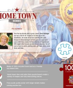 Masterpieces 1000 Piece Jigsaw Puzzle For Adults, Family, Or Kids - Fire And Rescue - 19.25"x26.75" Fire and Rescue - Fireman's Locker 11 714Urs6LHVL