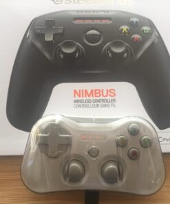 SteelSeries Nimbus Bluetooth Mobile Gaming Controller - Iphone, iPad, Apple TV - 40+ Hour Battery Life - Mfi Certified - Supports Fortnite Mobile Nimbus - iOS 49 714Ut8QPIL