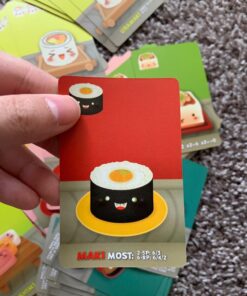 Sushi Go Party! - The Deluxe Pick & Pass Card Game by Gamewright, Multicolored Go Party! 50 714UunGVfcL 1