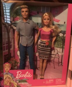 Barbie Dolls, Barbie and Ken Doll 2-Pack Featuring Blonde Hair and Bright Colorful Clothes, Kids Toys (Amazon Exclusive) 18 714VH0zN6WL
