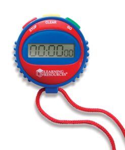 Learning Resources Simple 3 Button Stopwatch, Supports Science Investigations, Timed Math Exercises, Elapsed Time Tracking, Ages 5+ 12 714VQuKsRRL