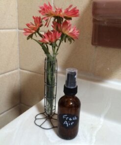 Vivaplex 12, Amber, 2 oz Glass Bottles, with Black Fine Mist Sprayers 26 714VwqmlvL