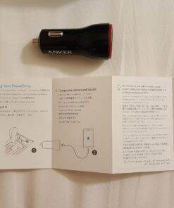 Anker Car Charger Adapter, 24W Dual USB Car Phone Charger, PowerDrive 2 for iPhone 14 13 12 11 Pro Max Mini X XR XS 8 Plus, iPad Pro/Air 2/Mini, Note 5/4, LG, Nexus, HTC and More Black 48 714WeTve8L