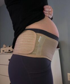 Jill & Joey Maternity Belt - Belly/Back Support Band Brace - Pregnancy Must Haves (Beige, Medium) Beige 42 714WxB56xqL