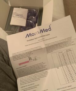 MomMed Ovulation Test Kit (HCG15-LH40), 15 Pregnancy & 40 Ovulation Test Strips with 55 Urine Cups Reliable & Quick Early Pregnancy Test 55 Count (Pack of 1) 26 714X8vJaxFL