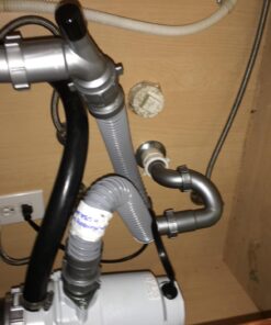 Snappy Trap 1 1/2" All-In-One-Drain Kit for Double Bowl Kitchen Sinks Original version 36 714YVq3kdPL