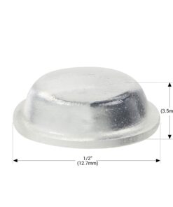 Rok Hardware Pack of 100 Clear SoftClose Door & Drawer Cabinet Furniture Bumpers 1/2" (12.7mm) Diameter - SCB02-100 10 714aJwbqMNL