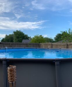 Intex 18ft X 52in Ultra Frame Pool Set with Sand Filter Pump, Ladder, Ground Cloth & Pool Cover 33 714aRKAoqYL