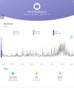 MUSE 2: The Brain Sensing Headband - Meditation Tracker - Multi Sensor Headset Monitor with Responsive Sound Feedback Guidance from Brain Wave, Heart, Body & Breath Activity 57 714aZvzoRkL 2