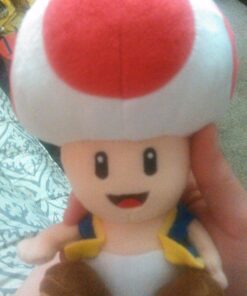 Nintendo Official Super Mario Toad Plush, 8" 25 714b5JyMUBL