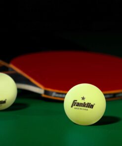 Franklin Sports Glow in The Dark Ping Pong Balls - Official Size + Weight 40mm Table Tennis Balls - One Star Glow in The Dark Ping Pong Balls - Durable High Performance Balls - Green - 6 Pack Pack of 6 - Glow-in-the-Dark 17 714bKHdNCuL