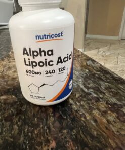 Nutricost Alpha Lipoic Acid 600mg Per Serving, 240 Capsules - Gluten Free, Vegetarian Capsules, Soy Free & Non-GMO 25 714d73CENIL