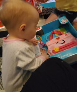 Fisher-Price Smart Purse Learning Toy with Lights Music and Smart Stages Educational Content for Babies and Toddlers, Pink 36 714dAuJtj9L