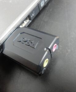 Syba external USB Stereo Sound Adapter for Windows, Mac, Linux Extra Audio Source with 3.5mm Audio Mic Jack C-Media Chipset Black 35 714dOqfpL