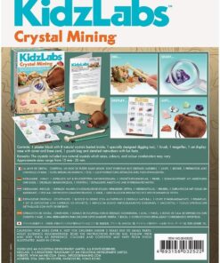 4M Kidzlabs Crystal Mining Kit, DIY Science Kit - Dig for gem Stones, For Boys & Girls Ages 5+ 48 714djZ8KuCL 1