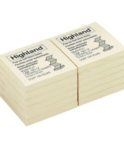 Highland Pop-up Sticky Notes, 3 x 3 Inches, Yellow, 12 Pack (6549-PUY) 5 714dwImqK0L