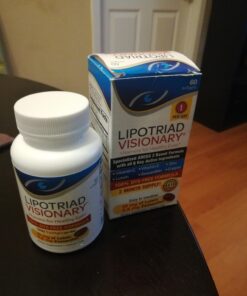 Lipotriad Visionary Eye Vitamin and Mineral Supplement with AREDS2® Ingredients in Our own Custom Formula, 60 Count 60 Count (Pack of 1) 23 714foMsG pL