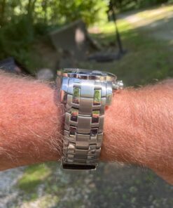 Invicta Men's Pro Diver Collection Chronograph Watch 48mm Silver & Blue 33 714fwMM9yeL 1