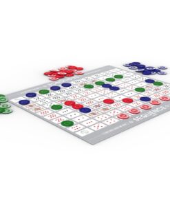 Jax Giant (aka Jumbo) SEQUENCE Game - Box Edition with Cushioned Mat, Cards and Chips, Package Colors May Vary , Blue JUMBO BOX Standard Packaging 13 714gFpMg44L