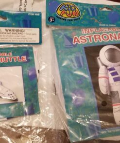 Alternative view of Inflatable 23 Astronaut and 17 Space Shuttle - 2 Pc Set - Space Party Toys and Decorations by happy deals