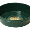 Little Giant® Plastic Utility Pan | Feed Pan | Durable & Versatile Livestock Feeding Bucket | Made in USA | 3 Gallon | Green 22 714h3Rn7VQL