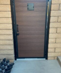 A29 Hardware 8 1/2 x 8 1/2 Inch Cast Iron Speakeasy Door Grill/Grille with Viewing Door, Black Powder Coat Finish, Large Size Large_Black 29 714hCY5pdjL