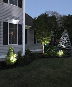 InnoGear Solar Lights for Outside, Solar Lights Outdoor Waterproof Solar Garden Yard Spot Lights Spotlight Pathway Landscape Lighting Wall Light Auto On/Off, Pack of 2 (White) White 52 714hEEPwuL