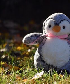 Aurora® Snuggly Sweet & Softer™ Perky Penguin™ Stuffed Animal - Comforting Companion - Imaginative Play - Gray 9.5 Inches 9.5 Inch (Pack of 1) 30 714hw K6K9L