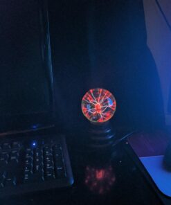 Plasma Ball,Touch Sensitive Plasma Lamp Light with USB OR Battery Powered Plasma Globe for Kids,Parties,Home,Decoration 3-Inches 32 714ifXxTKSL