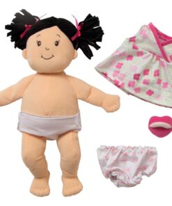 Manhattan Toy Baby Stella Black Hair Soft First Baby Doll, 15-Inch 22 714k8ZIMZgL