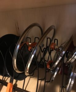 Deco Brothers Pan Organizer Rack for Kitchen Cabinet and Counter, Bronze 46 714k9QxUGML