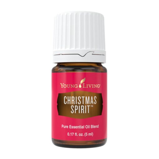 Christmas Spirit Essential Oil Blend by Young Living - 5ml Bottle for Holiday Cheer - Joyful and Festive Aroma - 100% Pure, Therapeutic-grade Essential Oil 0.17 Fl Oz (Pack of 1) Red