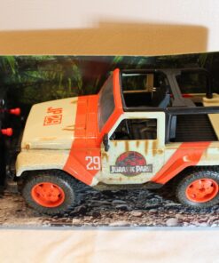 Jada Toys Jurassic World 1:16 Wrangler RC Remote Control Car 2.4 GHz, toys for kids and adults, 97054 56 714lpp2mf1L