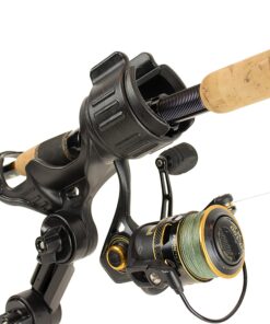 YakAttack Omega Fishing Rod Holder with Track Mounted LockNLoad Mounting System, Pro and Standard Edition - Multiple Colors | Kayak Fishing Accessories Black (Professional) 26 714mGNDjg2L