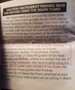 Snark ST-8HZ Super Tight All Instrument Tuner 1.80 x 1.80 x 3.50 inches 22 714mh3ho6L