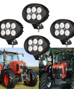 Alternative view of Super Bright Offroad LED Work Light & Fender Light for John Deere Tractors & Versatile Agri Vehicles, 4x6 inch Oval, 6000K Cool-White Long Range Wide Flood Beam, Corrosion/Vibration Resistant, 4-Pack 4x6 inch Oval Flood Beam 4-Pack